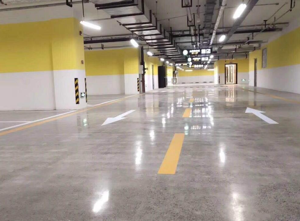 西安某地下车库（密封地面固化剂）