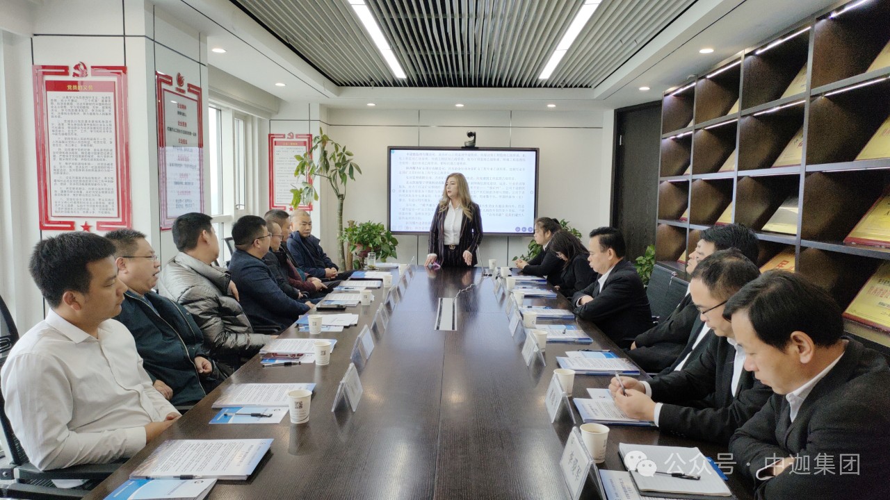 湖北易卓市政工程有限公司薛總等領(lǐng)導(dǎo)一行蒞臨中迦集團(tuán)考察