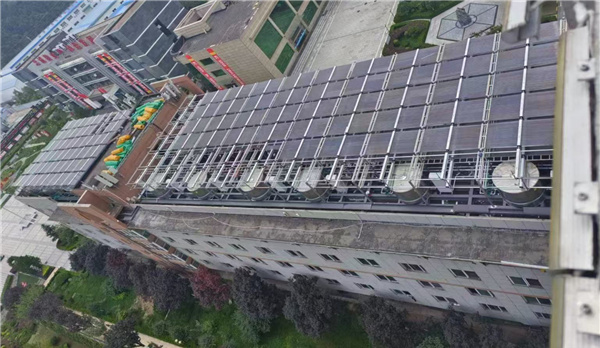 陕西煤业集团黄陵建庄矿业太阳能热水系统