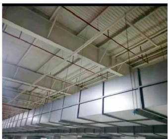 长春奥迪汽车不锈钢风管安装现场
