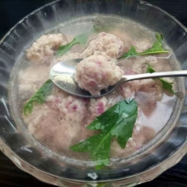 红薯肉丸