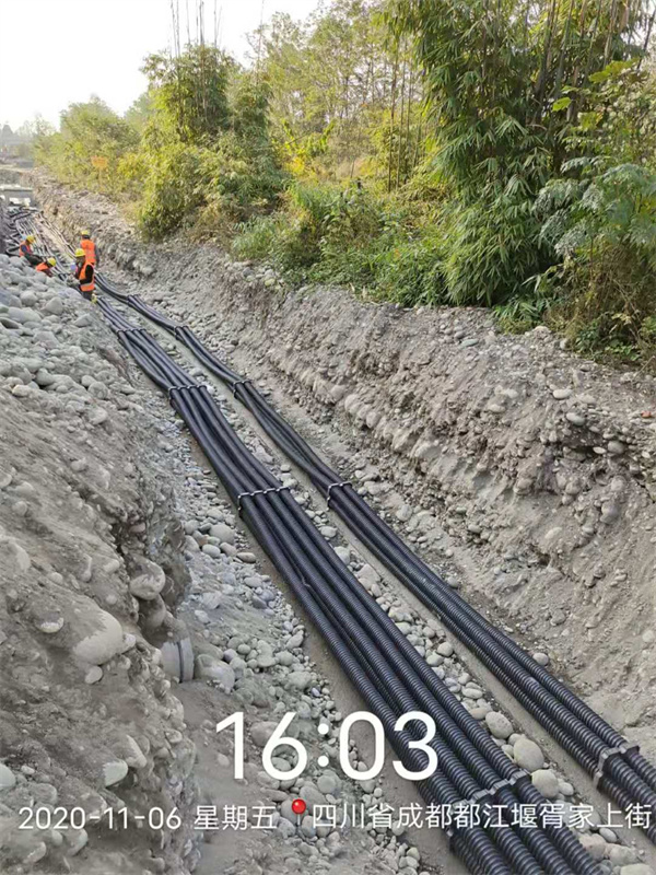 四川碳素波紋管案例