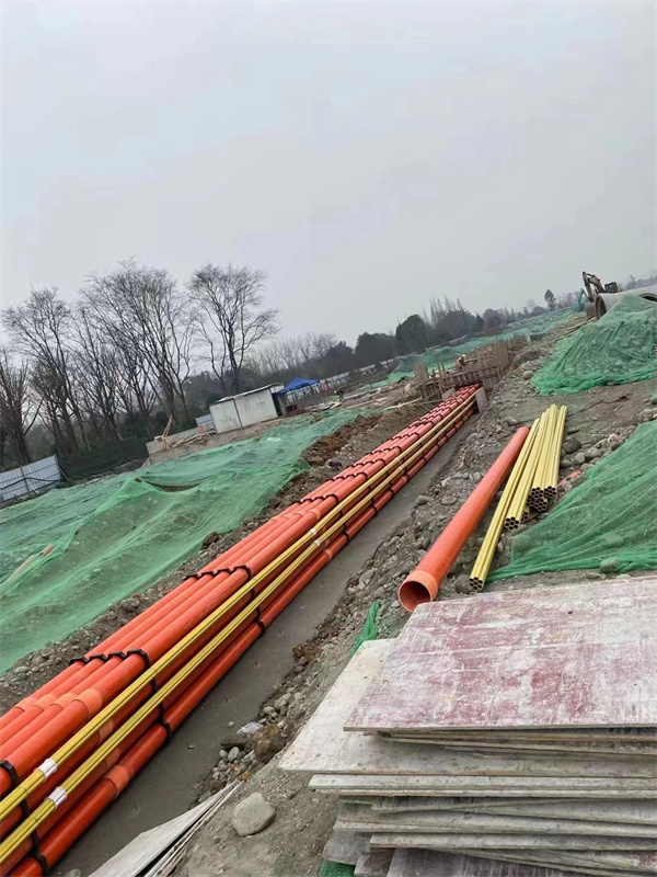 四川PVC-C電力電纜保護套管案例