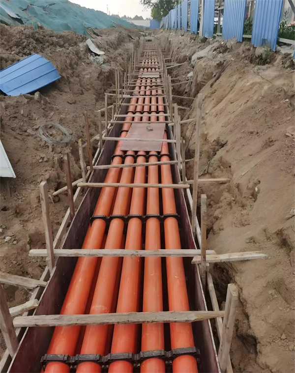 四川PVC-C電力電纜保護套管案例