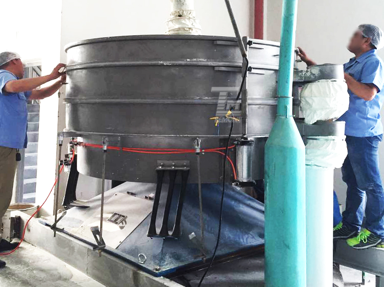 雷蒙特圆形摇摆筛 面粉摇摆筛客户案例